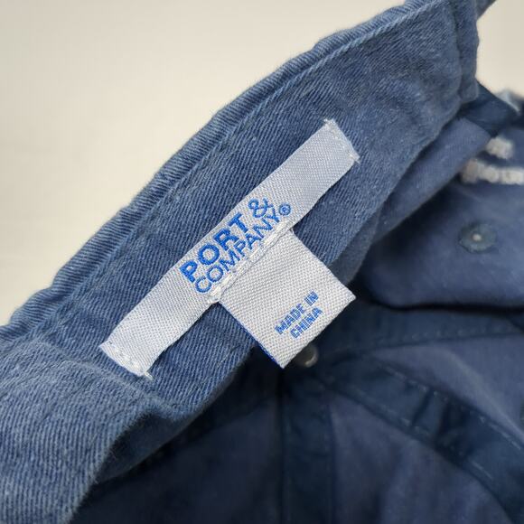 Idaho Botanical Garden Slideback Hat Blue One Size Port & Company - Picture 9 of 10